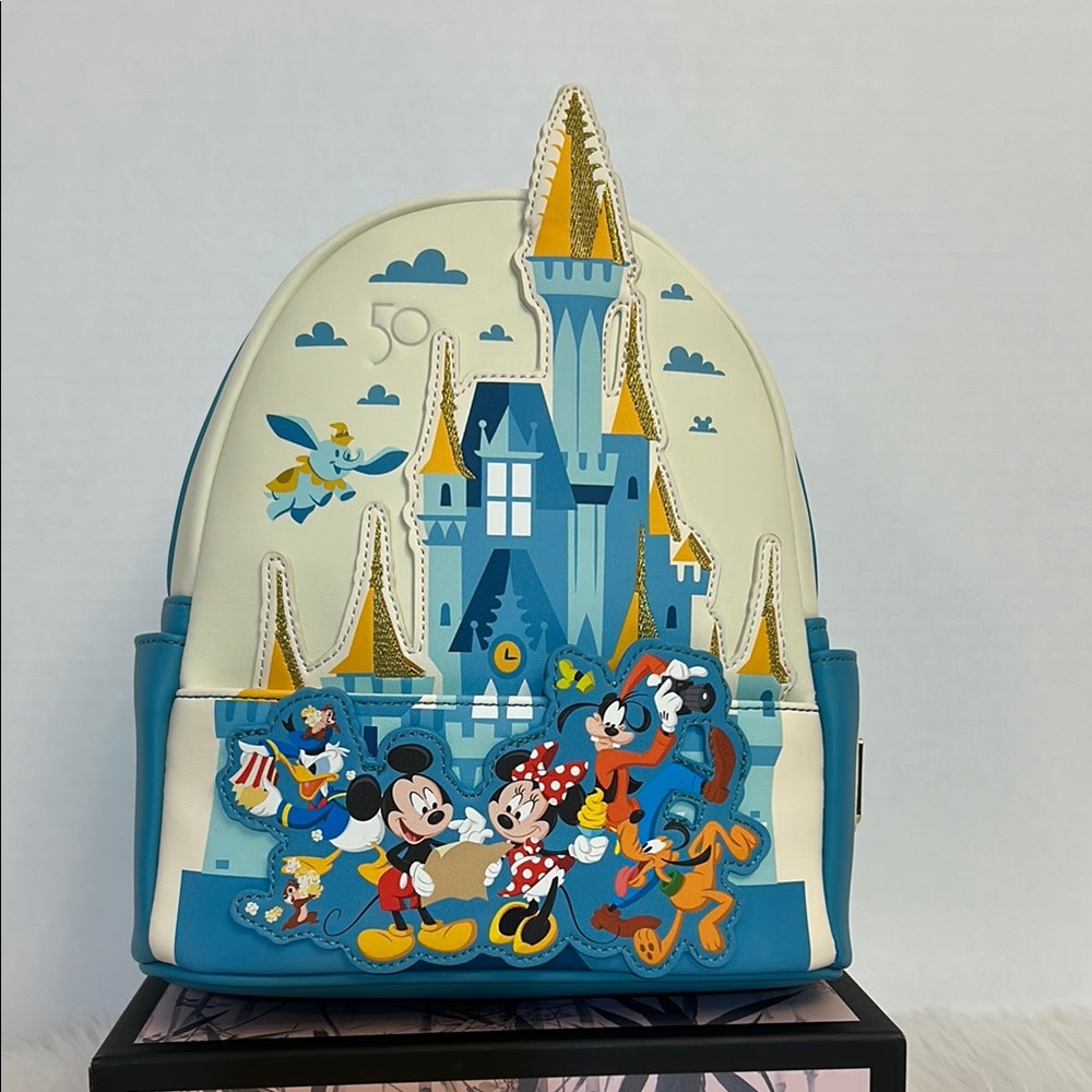 Loungefly Disney World 50th Mini Backpack - NWT